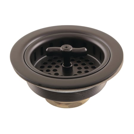 Gourmet Scape K212ORB Spin and Seal Sink Basket Strainer, Oil Rubbed Bronze K212ORB